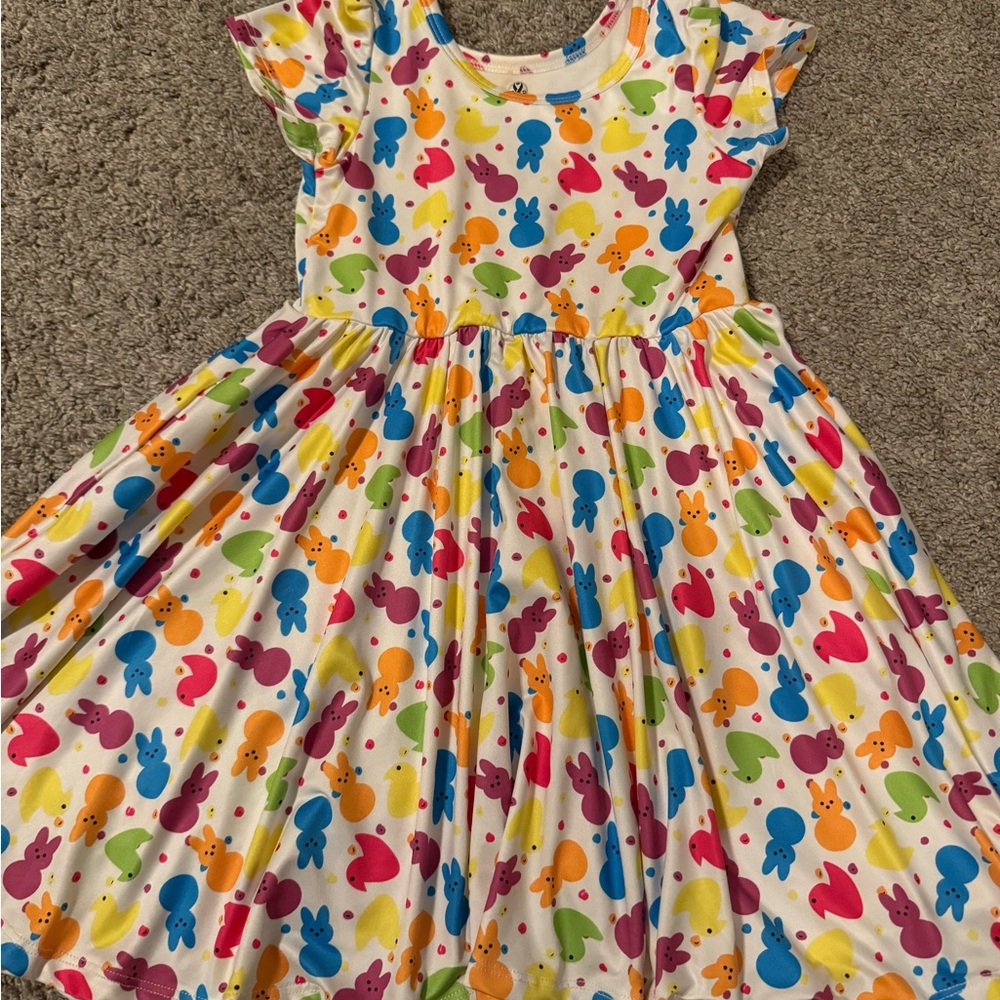 Charlie’s Project Peeps Print Twirl Dress